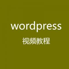 wordpress培训视频教程