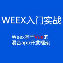 Weex视频教程-WEEX视频教程