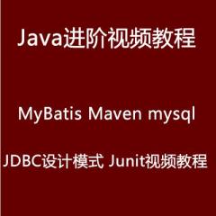开发进阶之MyBatis Maven mysql JDBC 设计模式 Junit视频教程下载
