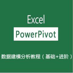 Excel Power Pivot数据建模分析视频教程下载