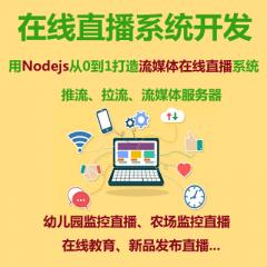 从0到1打造流媒体在线直播系统_Nodejs实现（摄像机）监控直播管理系统-大地老师