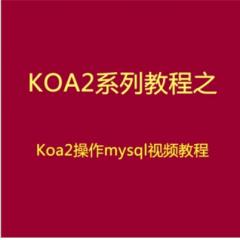 IT营Koa2操作Mysql数据库视频教程-大地老师