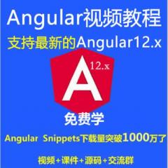 Angular教程_Angular+Antd入门实战视频教程-免费学